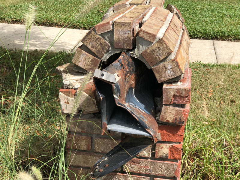 My mailbox is built into a brick structure, should I rip it out and replace it?