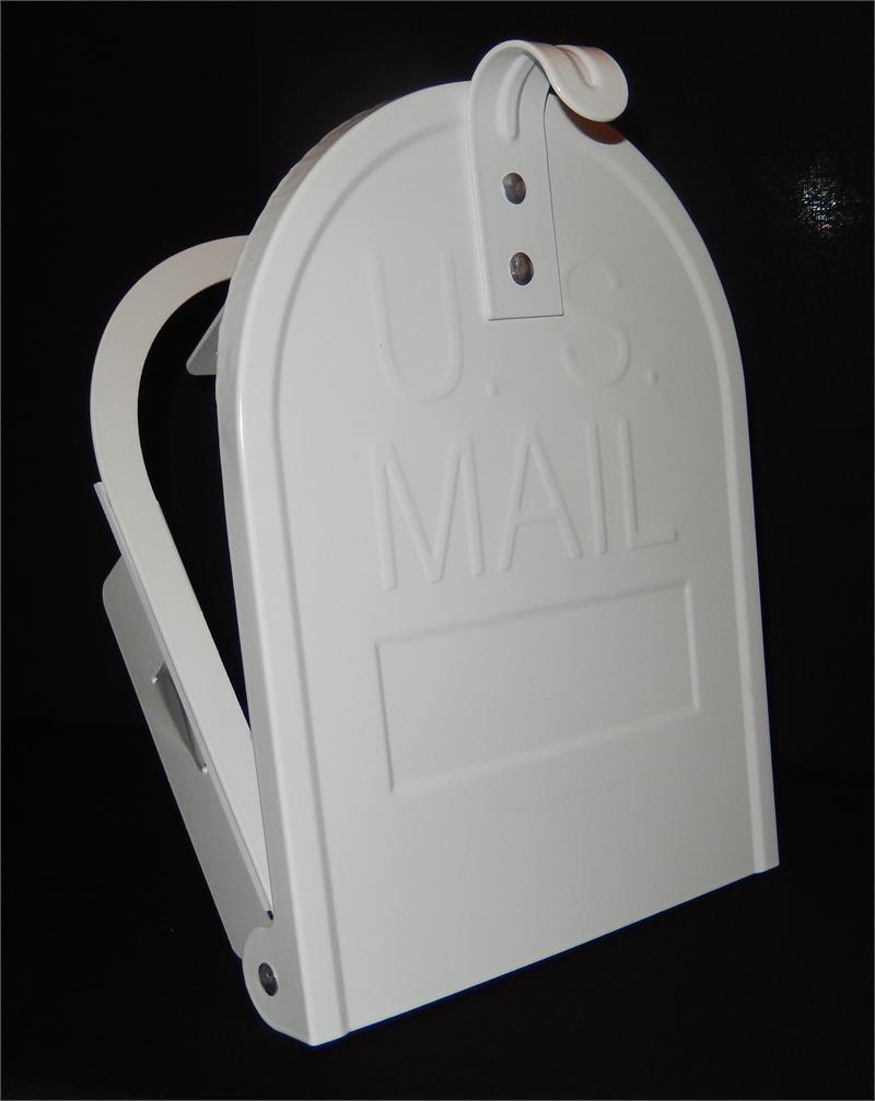 Jumbo Mailbox Door White
